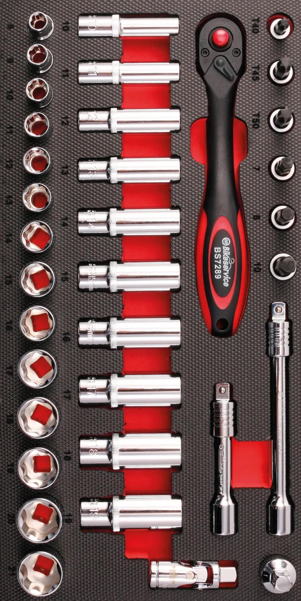 Módulo Bikeservice con incrustaciones de llave de boca moduleinl bst pcschlein 3 8 36tlg