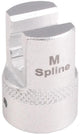 Bikeservice adapter adapter bst aluminum 8mm f bs5502