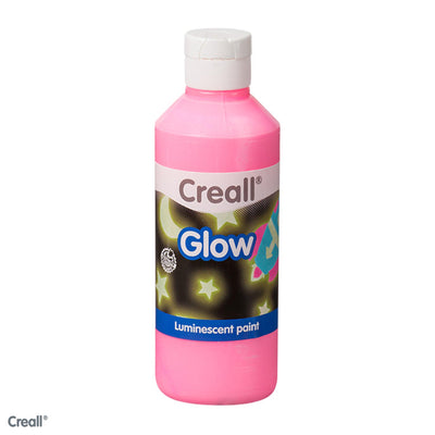 Cine Glow in the Dark Paint Pink, 250 ml