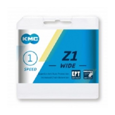 KMC Z1 EPT 112 schakels, 1 2 X 1 8, Zilver, Anti Roest