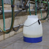 Kerbl producten melkemmer semi transparant blauw 30 liter