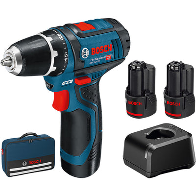 Trapano avvitatore a batteria Bosch gsr12v-15 2.0ah
