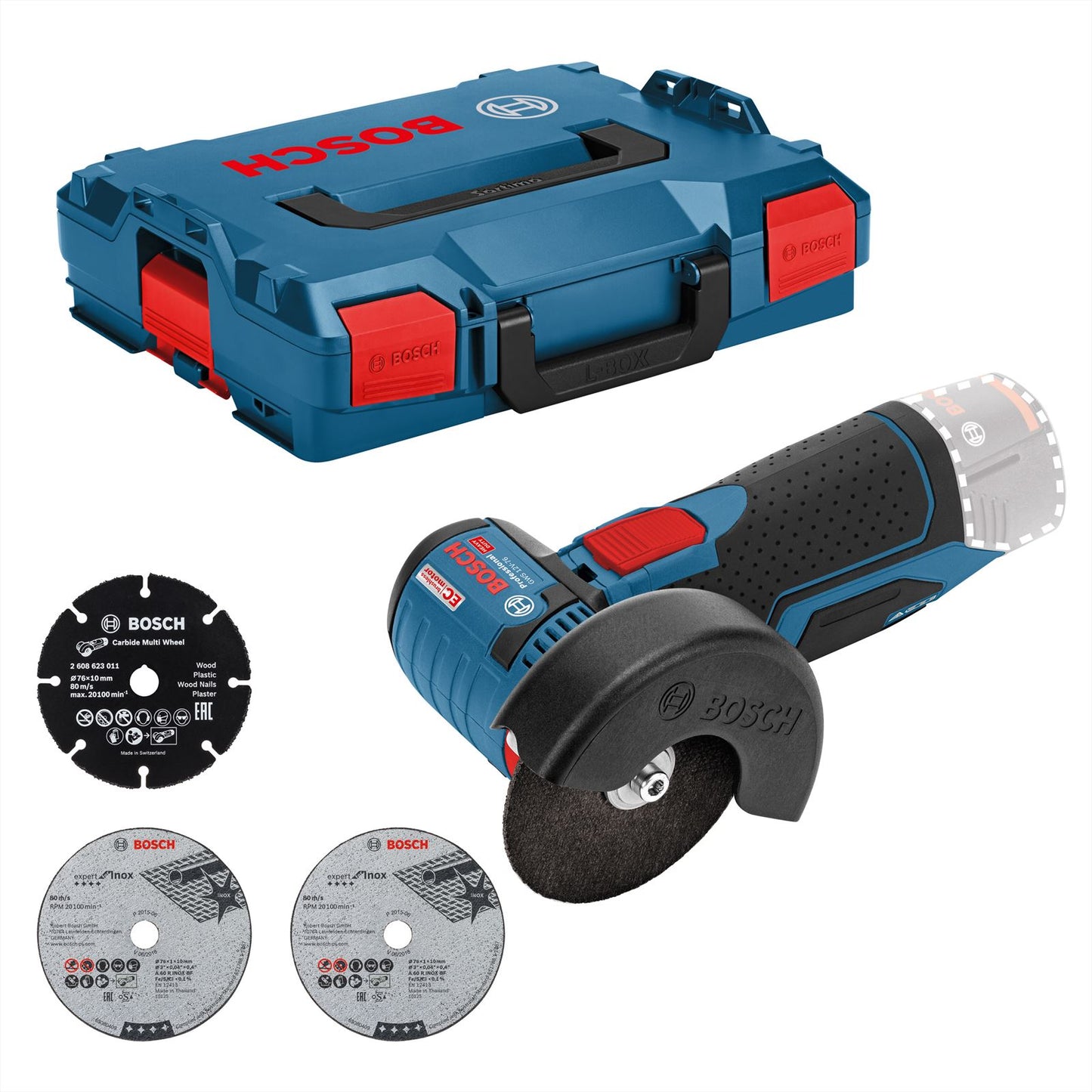 Bosch Profiler Grinder GWS 12 V-76 Excluido