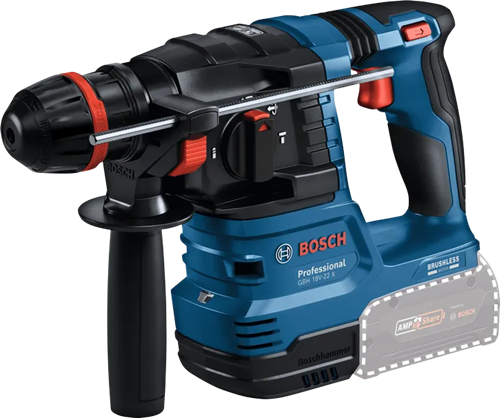 Bosch blauw bosch accu combi-boorhamer gbh 18v-22 x naked