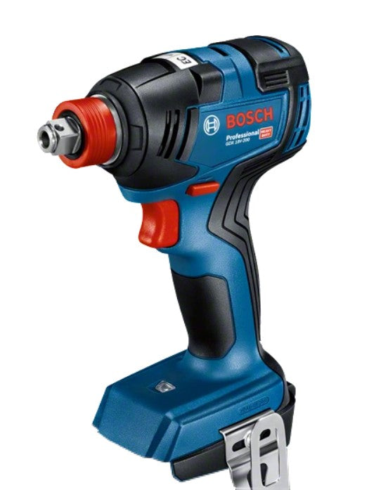 Bosch azul gdx 18v-200 profesional | destornillador de impacto inalámbrico llave de impacto | cuerpo - sin baterías ni cargador - 06019j2204