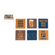 Orsetto sottobicchiere con testo 10x10x0,7 cm