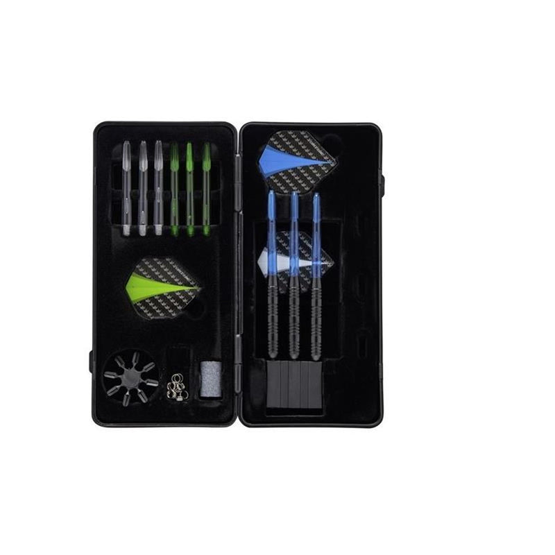 Longfield dartset brass steeltip black coated