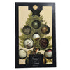 Decoris bolas de Navidad mezcla de vidrio 12 piezas natural