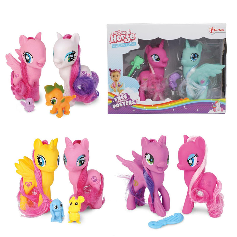 Toi-toys cavallo da sogno set cavalli fantasy