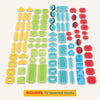 Bristle blocks bristle builder blocks 112 blocks. 2+