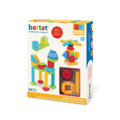 Bristle blocks box met 56 stuks
