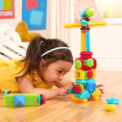 Bristle blocks box met 56 stuks