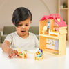 Moose toys bluey mini speelhuis met meubels en speelfiguur