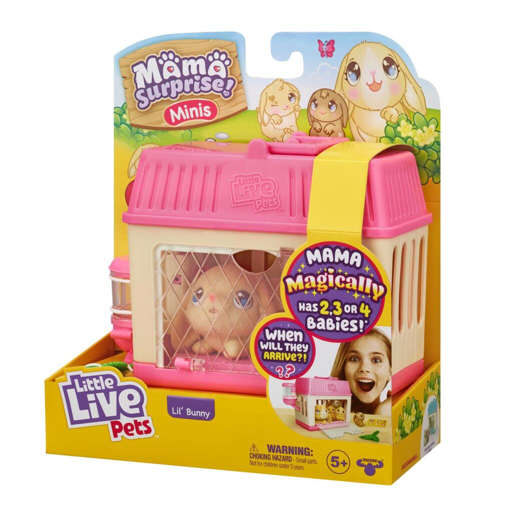 Giocattoli alci Little Live Pet Mama Surprise Mini Play Figure Rabbit