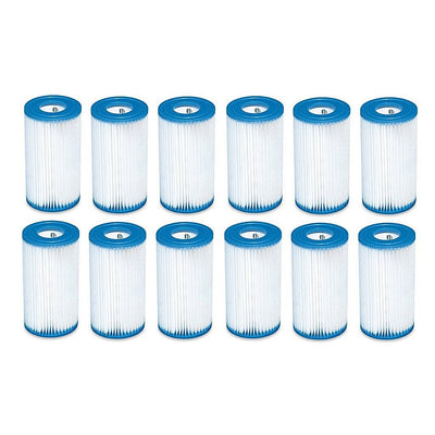 Cartuccia filtro Intex 29000 Tipo A 12 pezzi per piscina 244 305 366 cm