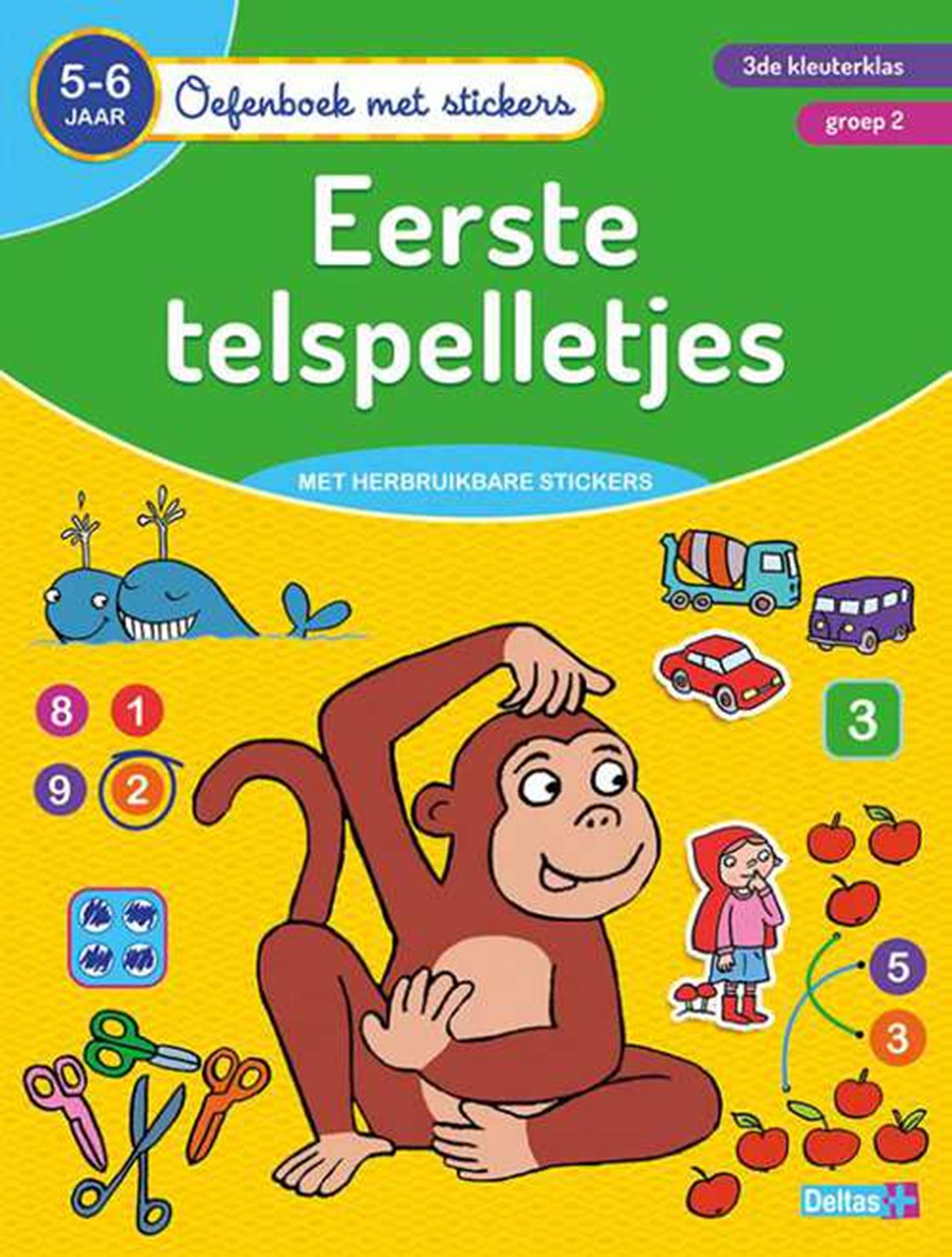 Deltas Exercise Book with Stickers First Counting Games (5-6 years)