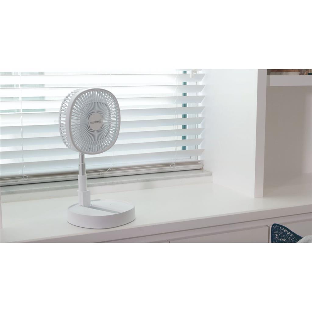 Starlyf Starlyf Folding Fan 23 cm bianco