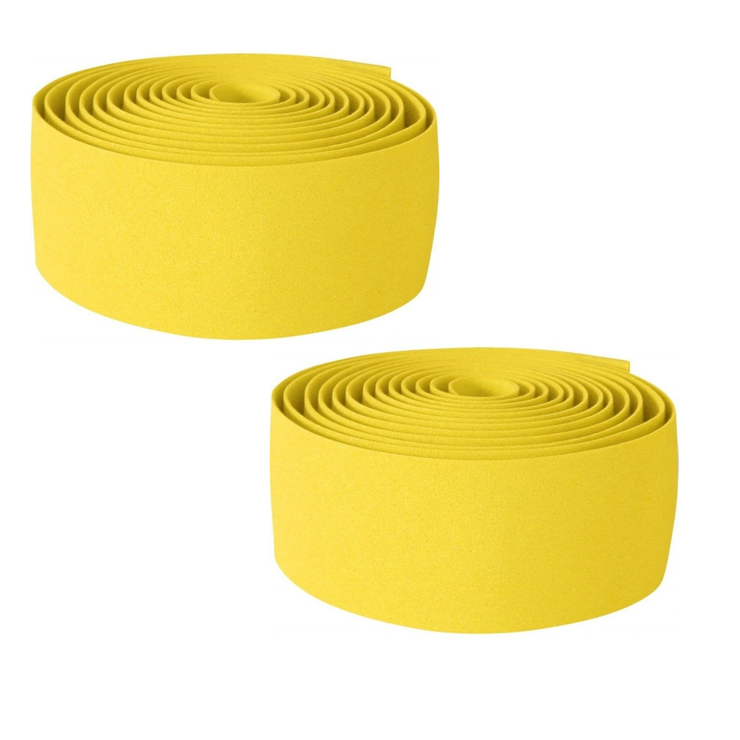 Velox Handlebar Lint Cork Yellow - 1,75 m x 30 mm - leggero e smorzante - Accessorio per biciclette sportivo