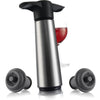 Set salvavino Vacu Vin in acciaio inox