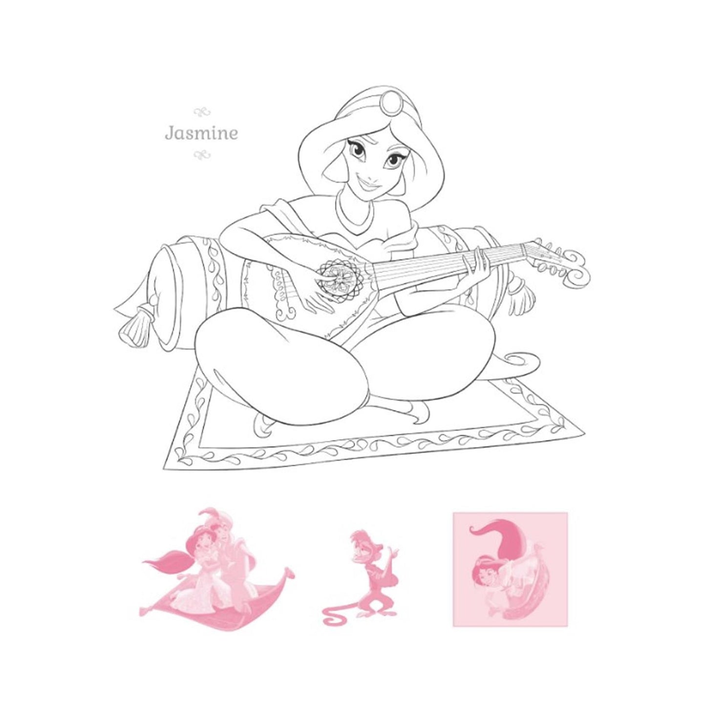 Deltas disney princess sticker parade