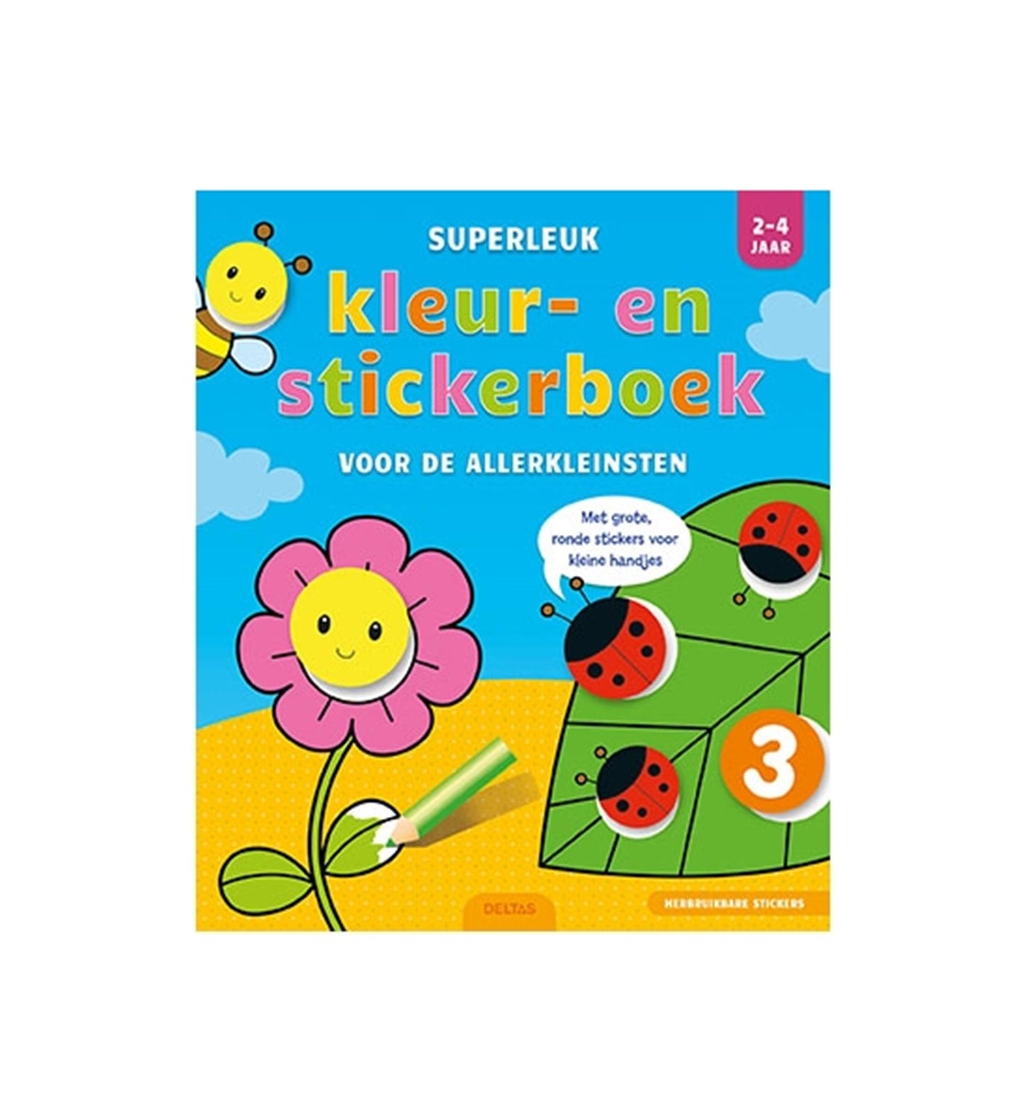 Deltas Super fun color sticker book for the little ones