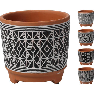 Vaso da fiori Home Styling in terracotta 13,7x13,2 cm