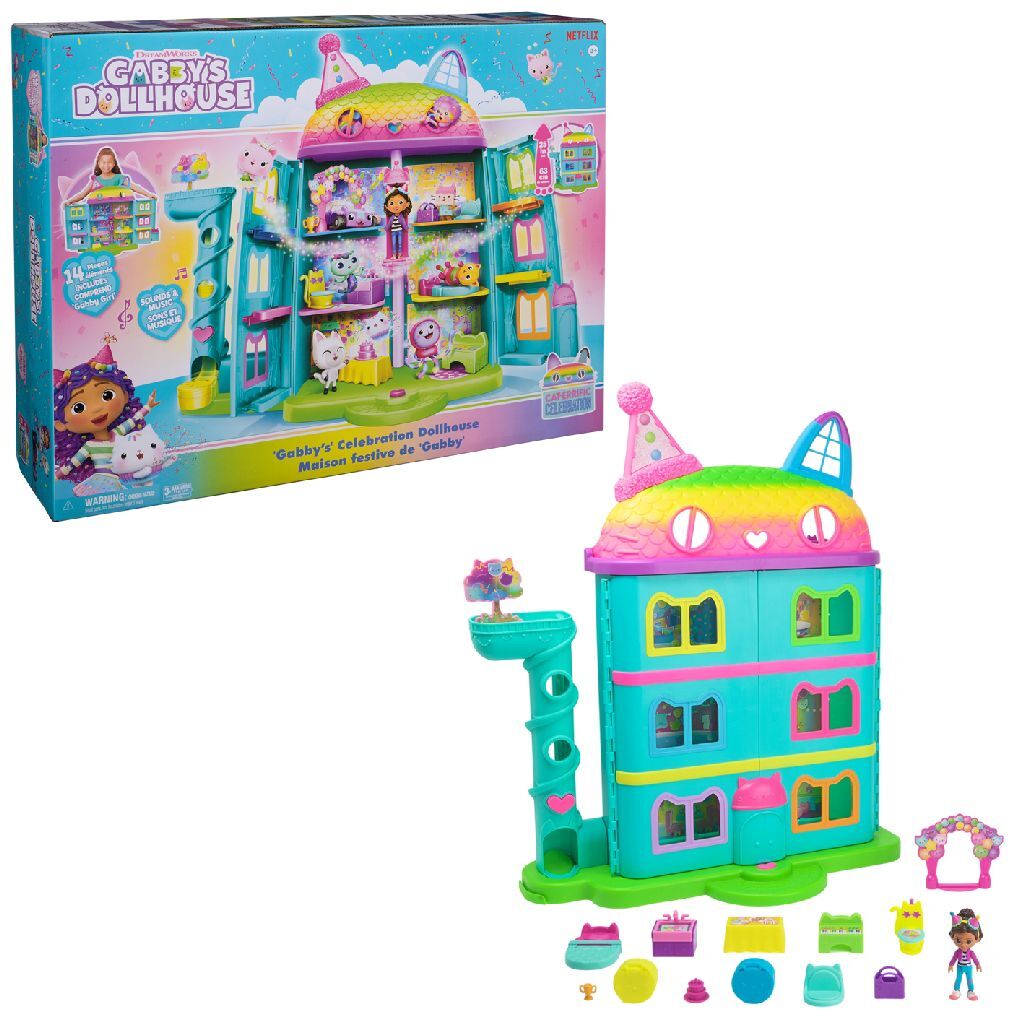 Gabby's Dollhouse Gabby's Celebration Poppenhuis (Nuovo)