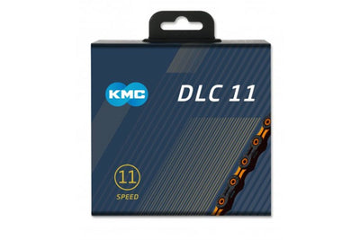 KMC DLC Bicycle Chain 11-velocità 118 Schakels Oranjezwart