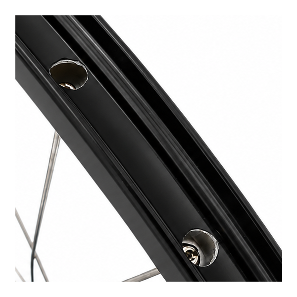 Rueda trasera Shimano 28 1 buje nexus 8 de 4 pulgadas (negro) - llanta zac2000 (negra) con radios de acero inoxidable - para freno de disco