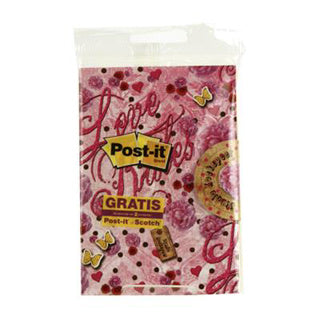 Folletos post-it morados