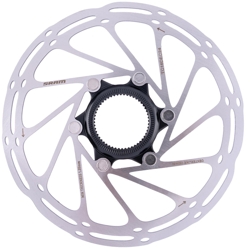 Linea centrale del rotore SRAM 160 mm con blocco