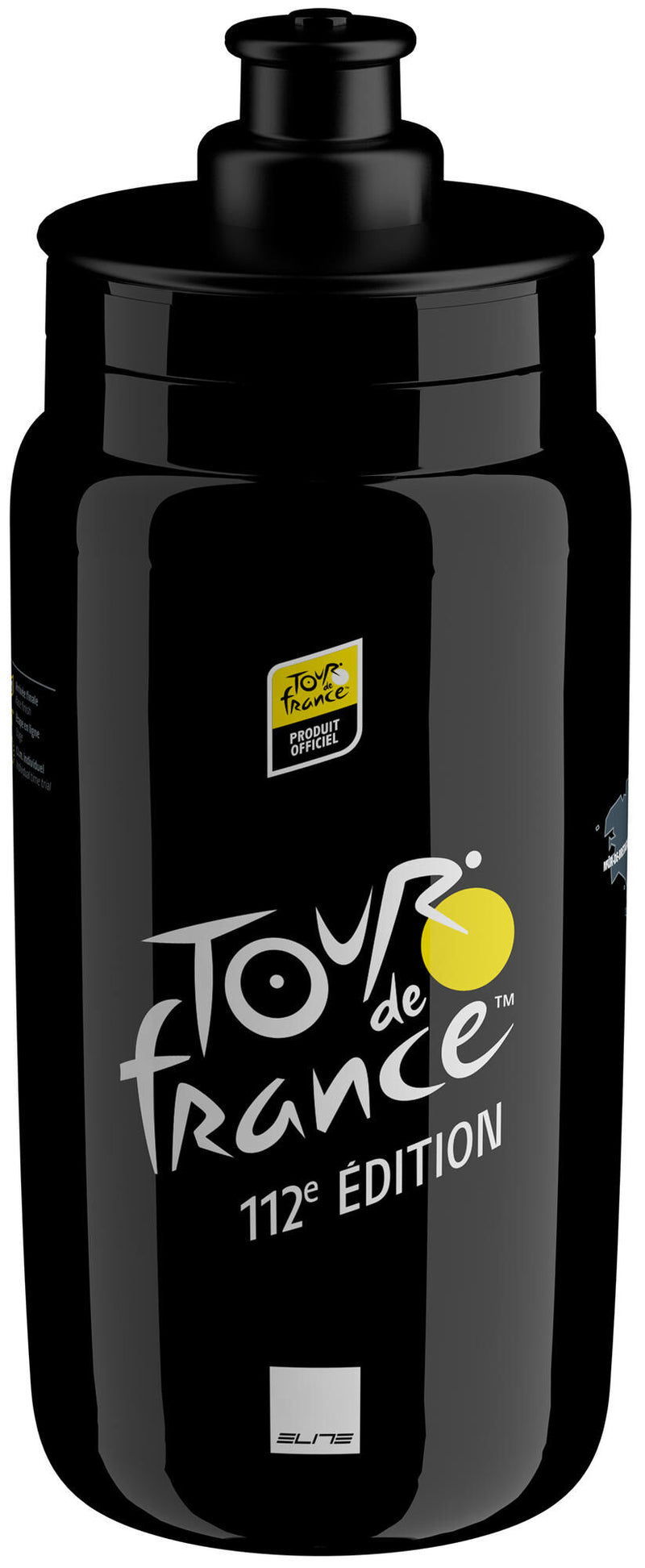 Botella de agua Elite Fly Tour de Francia Trinkfl. volar tour de francia negro 550ml