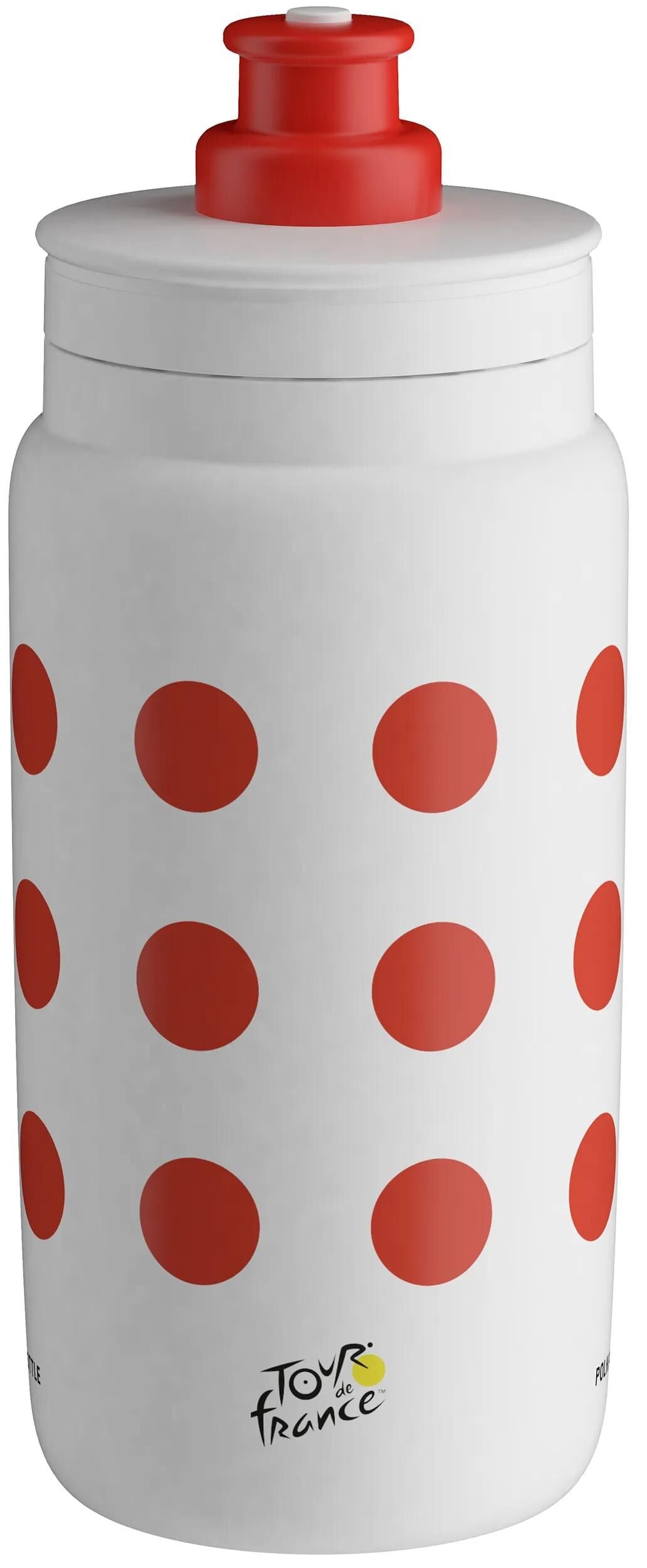 Botella de agua Elite Fly Tour de Francia Trinkfl. mosca tour d e francia lunares rojos 550ml