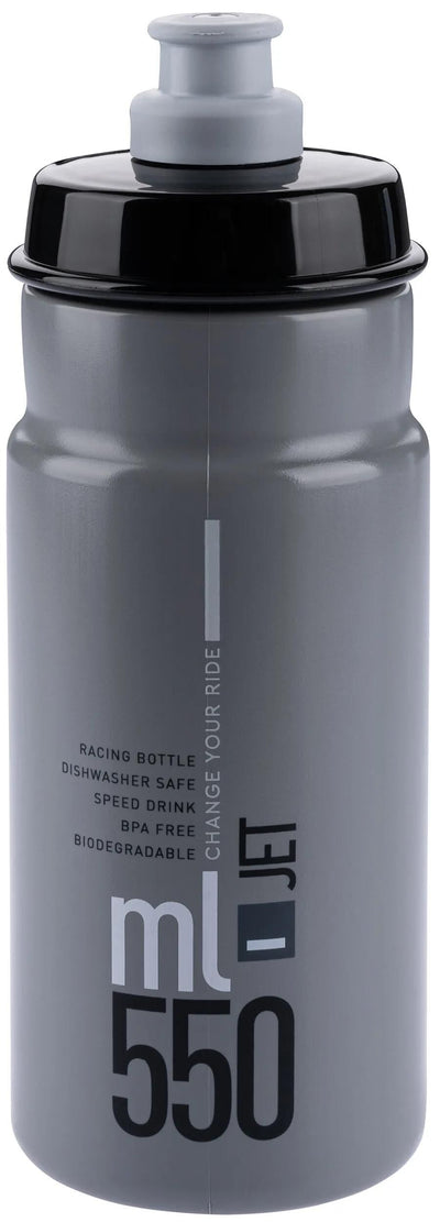 Jet per bottiglia d'acqua Elite più getto per bottiglia più 550 ml grigio chiaro