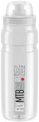 Elite bidon fly mtb bottle fly mtb 750ml clear grey