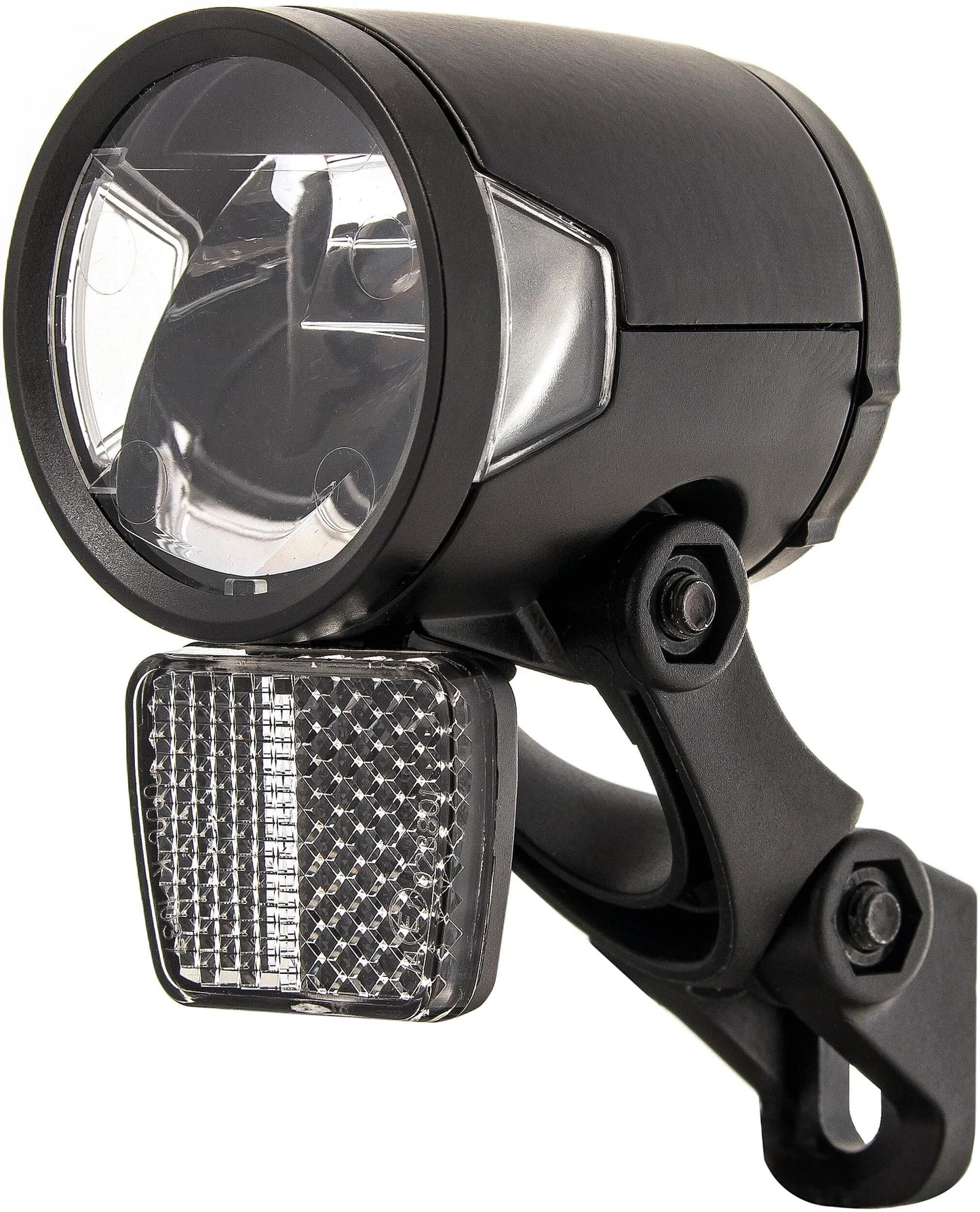 Herrmans koplamp h-black mr8 dynamo on off 180 lumen zwart