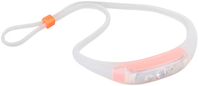 Lampada frontale Knog LED quokka run 150 lampada frontale quokka run 150 corallo trasparente