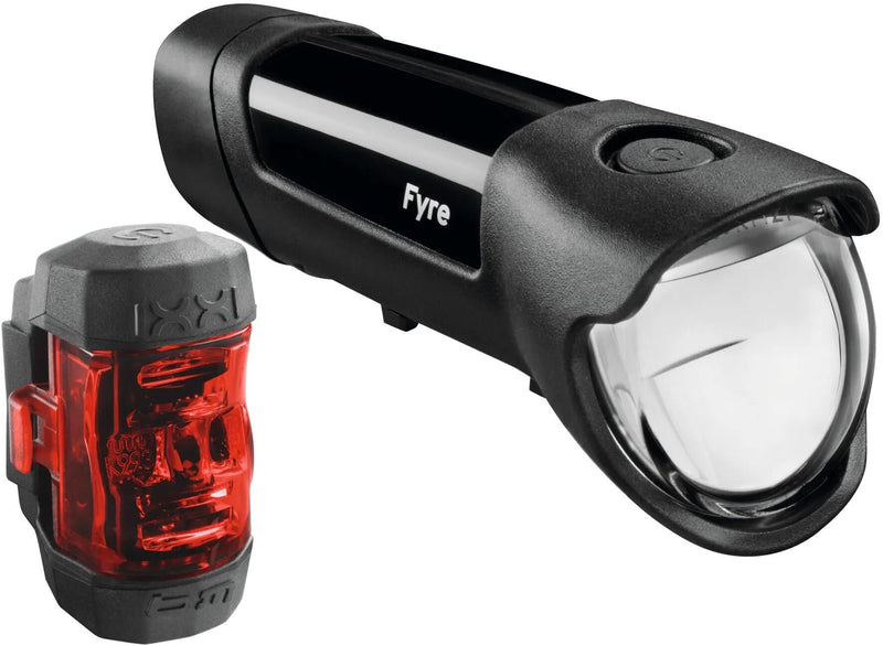Busch + Müller Bat.Light Set B M Fyre LED NERO