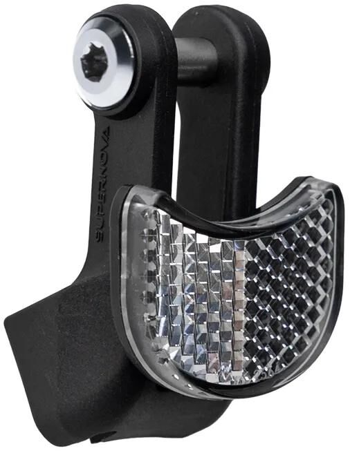 Supporto Supernova sulla forcella anteriore mobie mount 2. supporto mobie mount 2 m. clip sul riflesso.