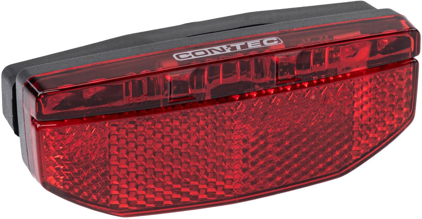Contec led achterlicht accu-voeding tl-348 usb ct tail light tl-348 usb, with charging cable