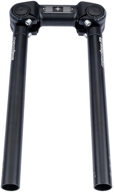 Primo sterzo AHS Superlight 31.8 Black regolabile