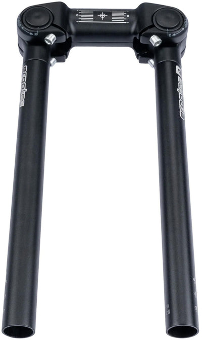 Ergotec stuur ahs superlight 31,8 verstelbaar zwart
