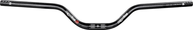 Barra rialzata manubrio Ergotec 70 25.4 700mm nera