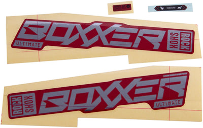 Set di decorazioni Rockshox set di decalcomanie rs boxxer ult. alimentato