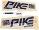 Rockshox Decal set RS Pike Ult. F. Silver