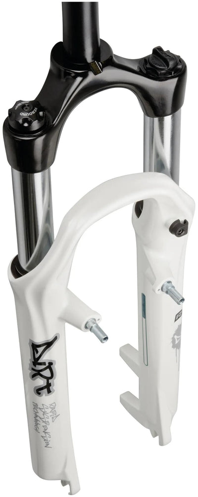 Prima sospensione.Fork Dirt RA 100 26 White