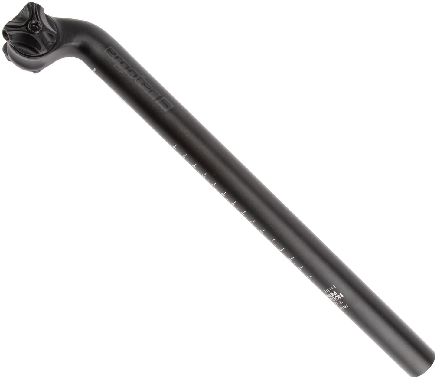 Ergotec zadelpen viper 30� 31,6 x 400 zwart mat