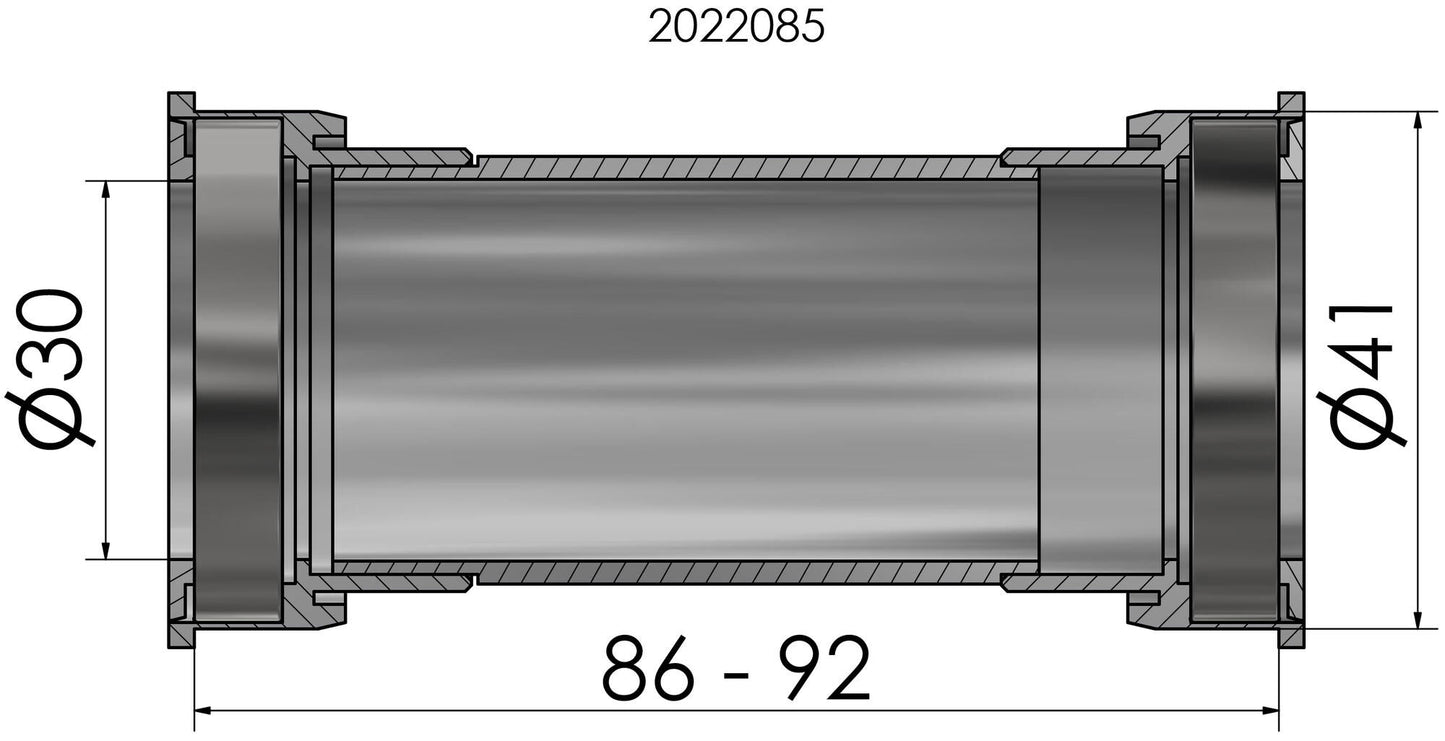 Elvedes trapas cupset pressfit