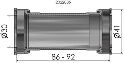 Elvedes trapas cupset pressfit