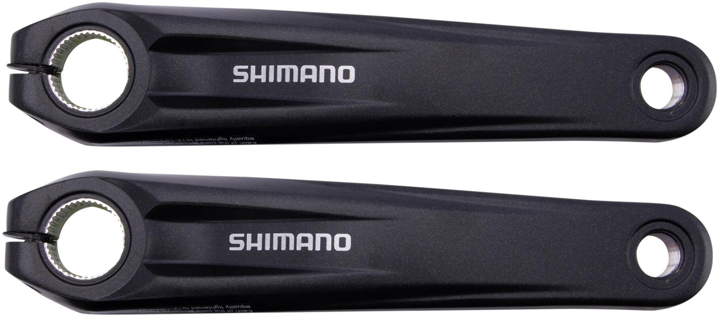 SHIMANO CIRANTE PASOS L+R E8000 Longitud de la manivela 175 mm de negro